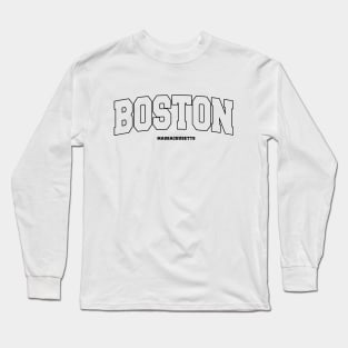 BOSTON Massachusetts V.1 Long Sleeve T-Shirt